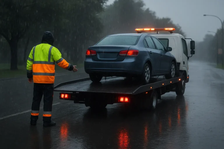 Towing Tips for Rainy Days in Melbourne